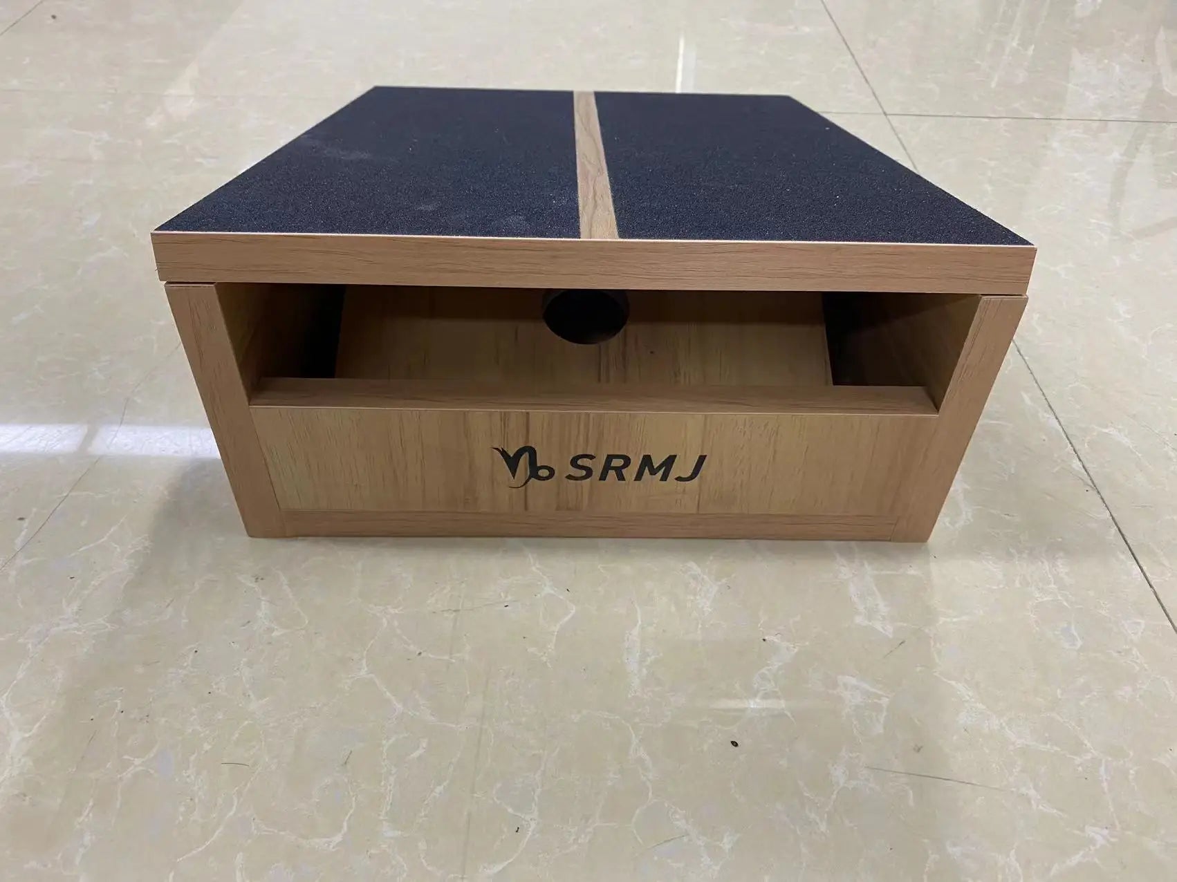 Adjustable 5-Level Steel Calf Stretcher Custom Logo Wooden Slant Board for Fitness Home Exercise Bodybuilding Packaged in Bag